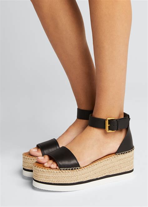 see by chloe glyn platform espadrilles|See by Chloe Glyn Flatform Espadrilles .